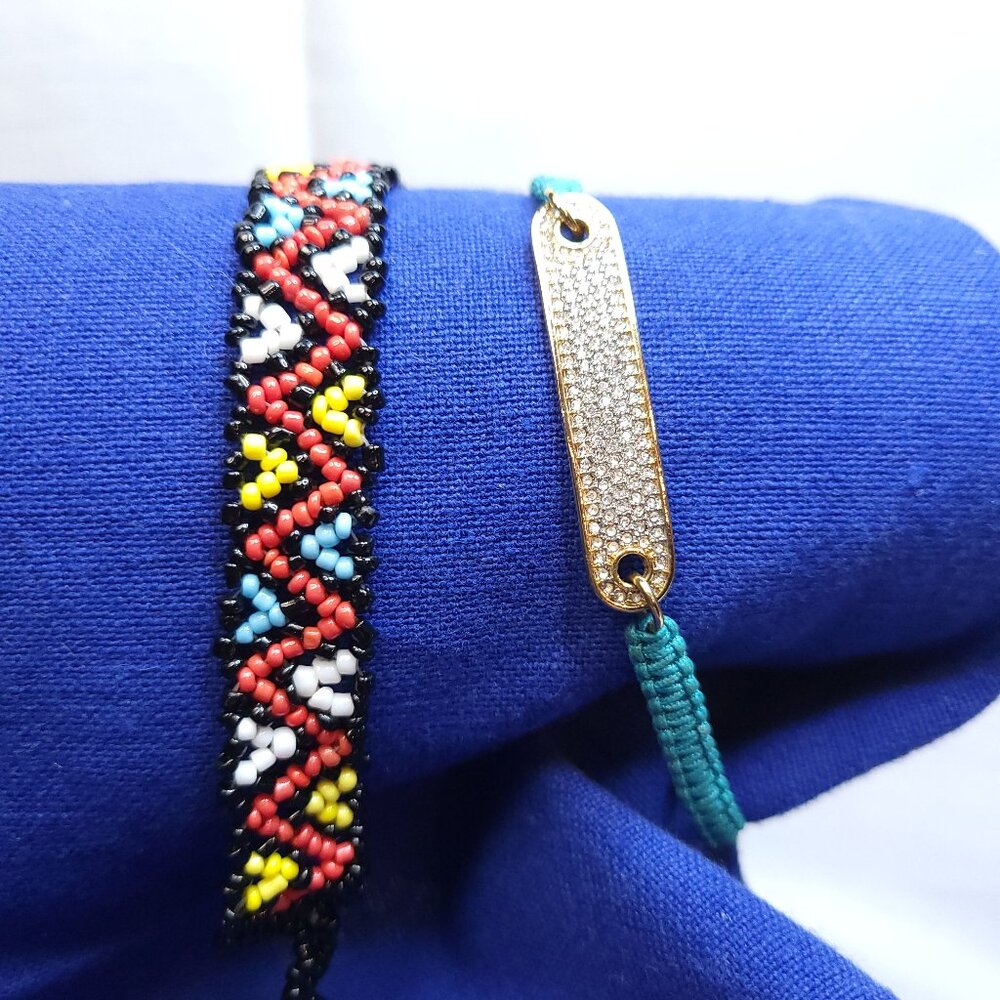 Two Wonderful Bracelets, Juicy Couture and Native Beading